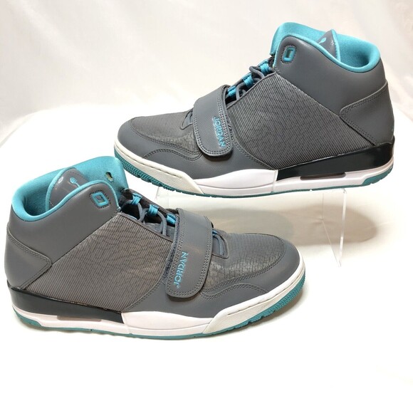 Nike Air Jordan V IV III 543 Sz 11 Shoes Flight Club Retro Blue Gray 602661-015 - Picture 9 of 12